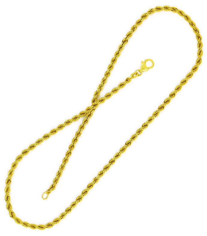 Foto 3 - Damen-Kordel-Goldkette 45cm in Gelbgold, K3441