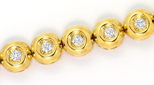 Foto 2 - Brillantenarmband Tennis Armband 1ct Diamanten 14K Gold, S4675