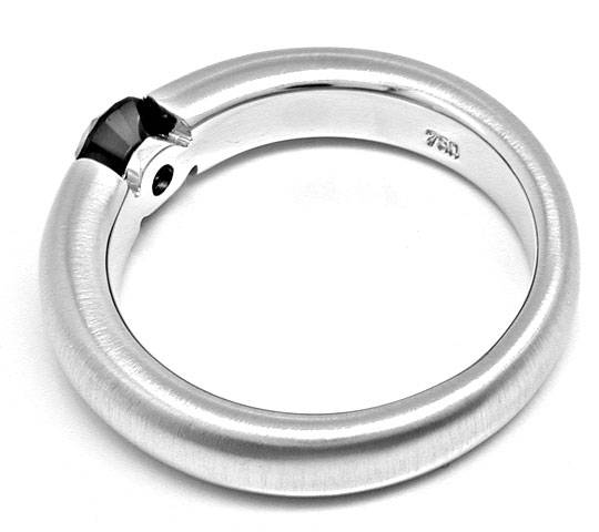 Foto 3 - Spann Ring Schwarzer Brillant 18K Weißgold, S6410