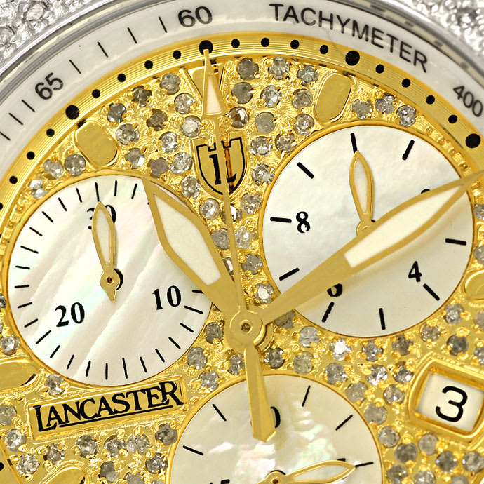 Foto 3 - Lancaster GioGio Herren-Armbanduhr mit 2,28ct Diamanten, U2542